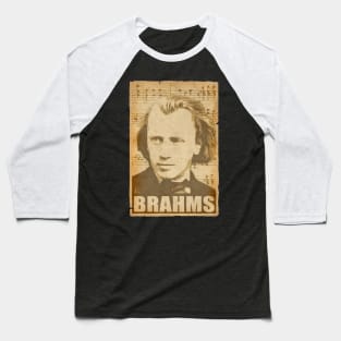 Johannes Brahms Baseball T-Shirt